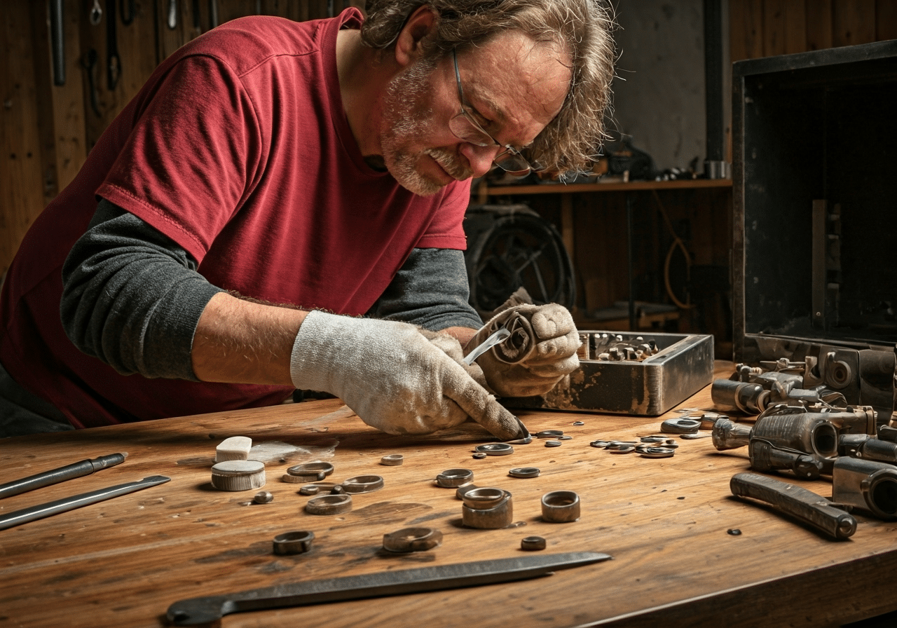 Restoration of a vintage safe